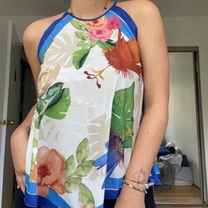 Printed top Zara